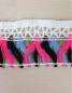 Preview: Quasten Borte - Boho - multicolor